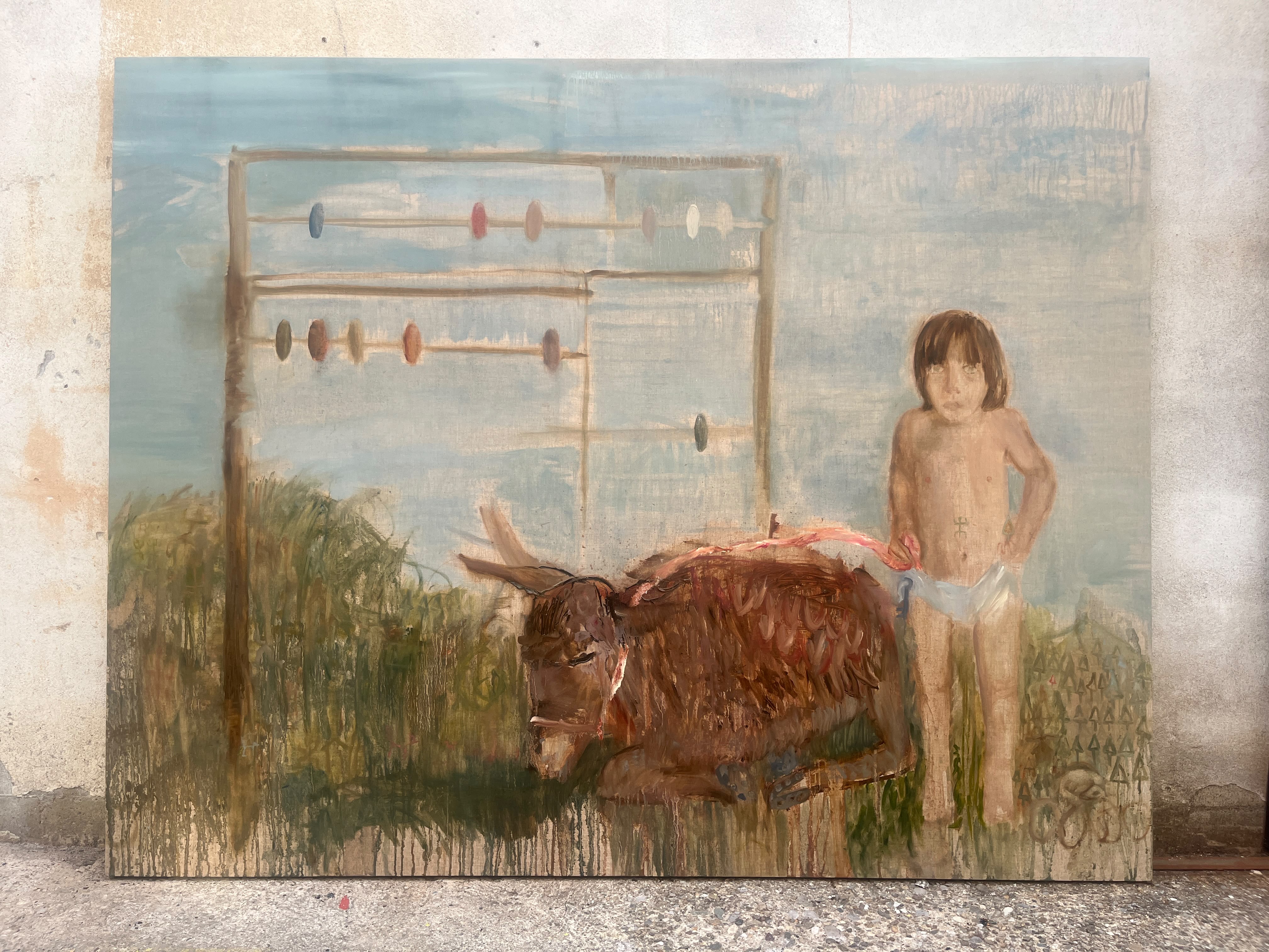 Abaco, 2026, 120x150 cm, Olio su tela